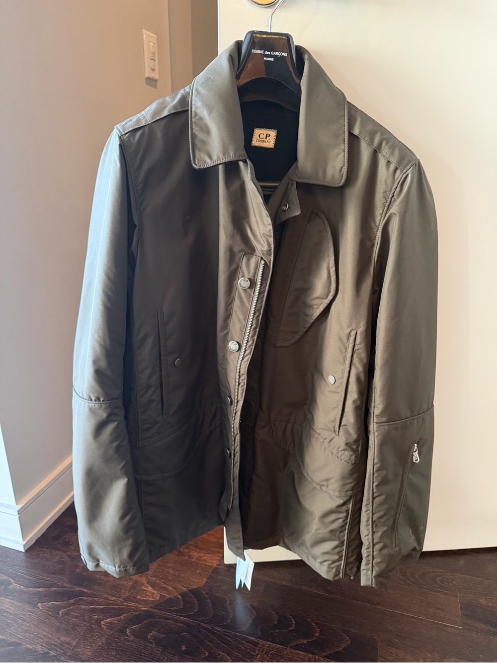 C.P. Company Men's Olive Green Field Jacket